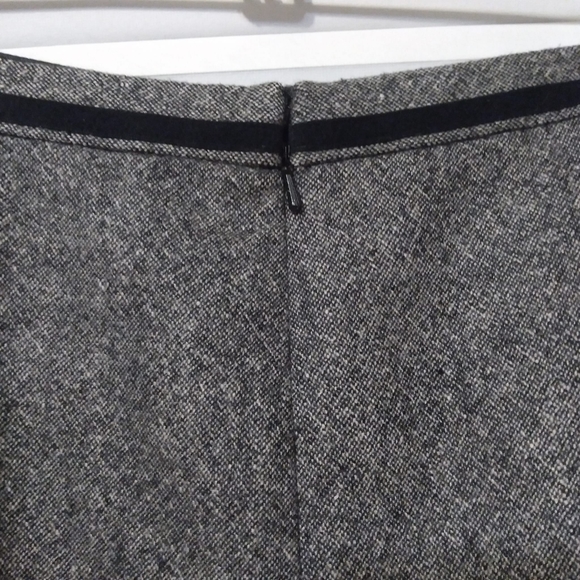 Eddie Bauer Lined Wool Skirt Dark Gray Heather Size-10 - Picture 5 of 10